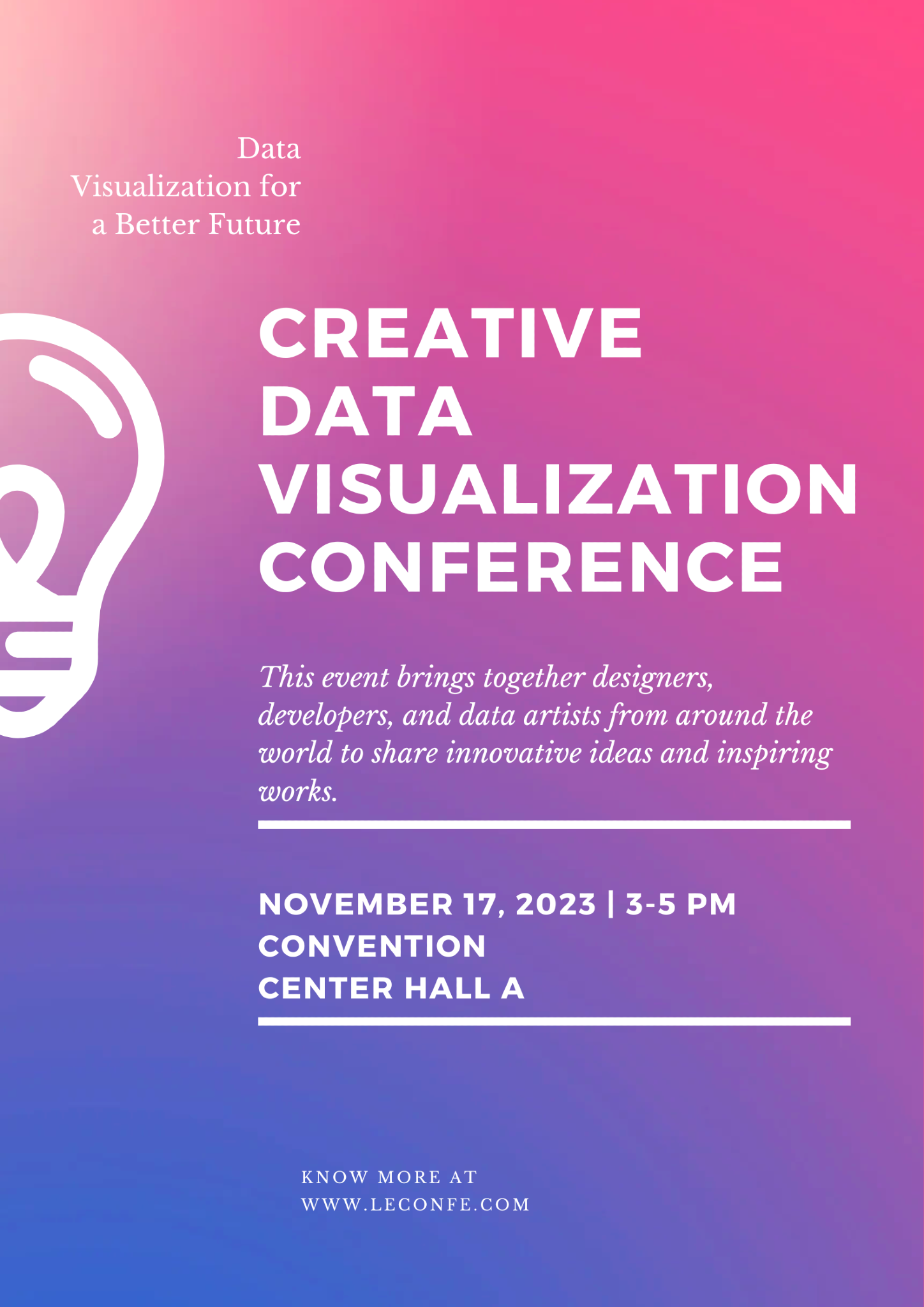 Creative Data Visualization Conference